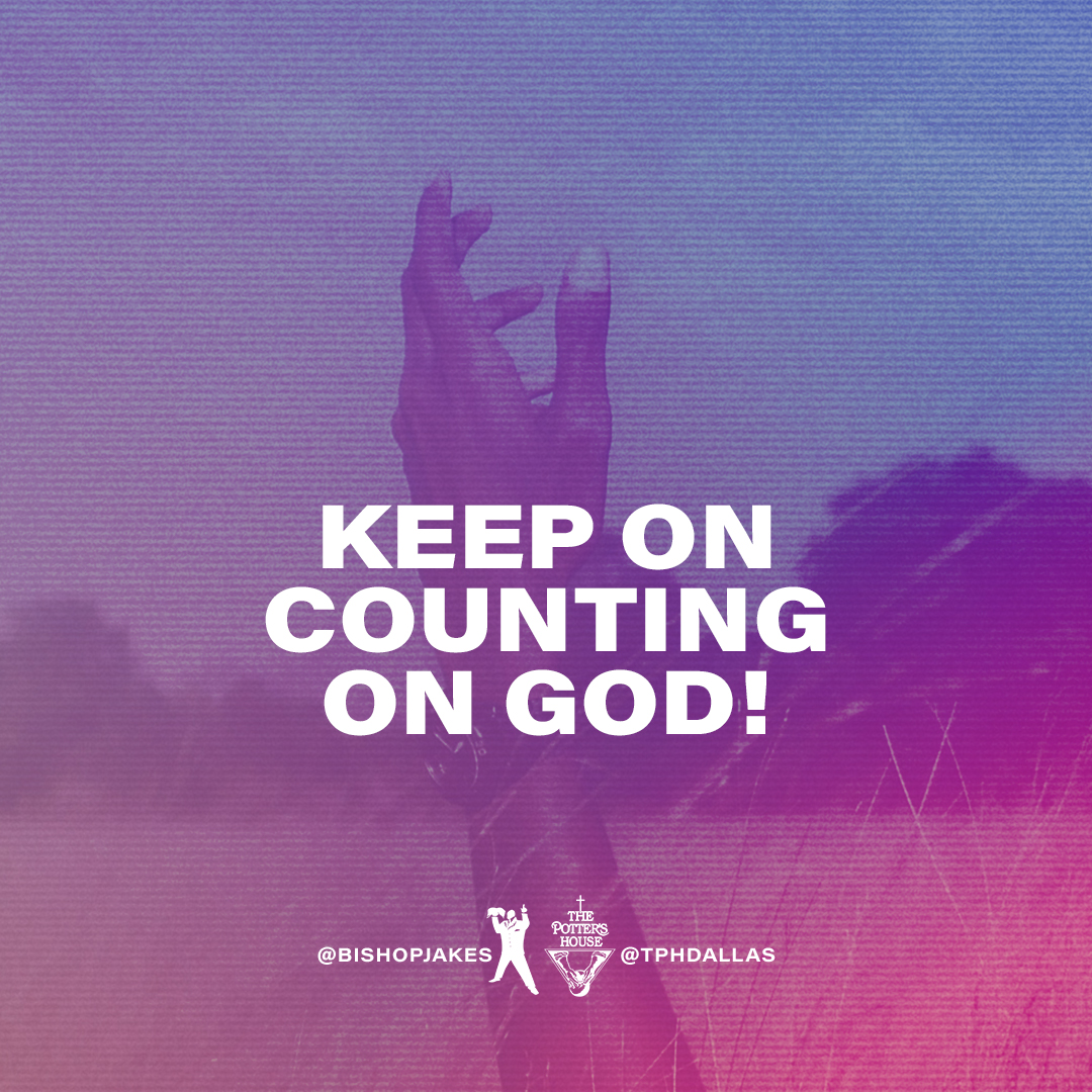 TPHDallas's tweet photo. Will you still trust Him despite the status of your circumstance?
While you're waiting, "Rejoice in hope, be patient in tribulation, be constant in prayer" (Romans 12:12, NIV). He is able!
Watch #CountItAllUp by @BishopJakes: https://t.co/KGU23u8LFE
#TPHOnline https://t.co/dgCMcZCUm6