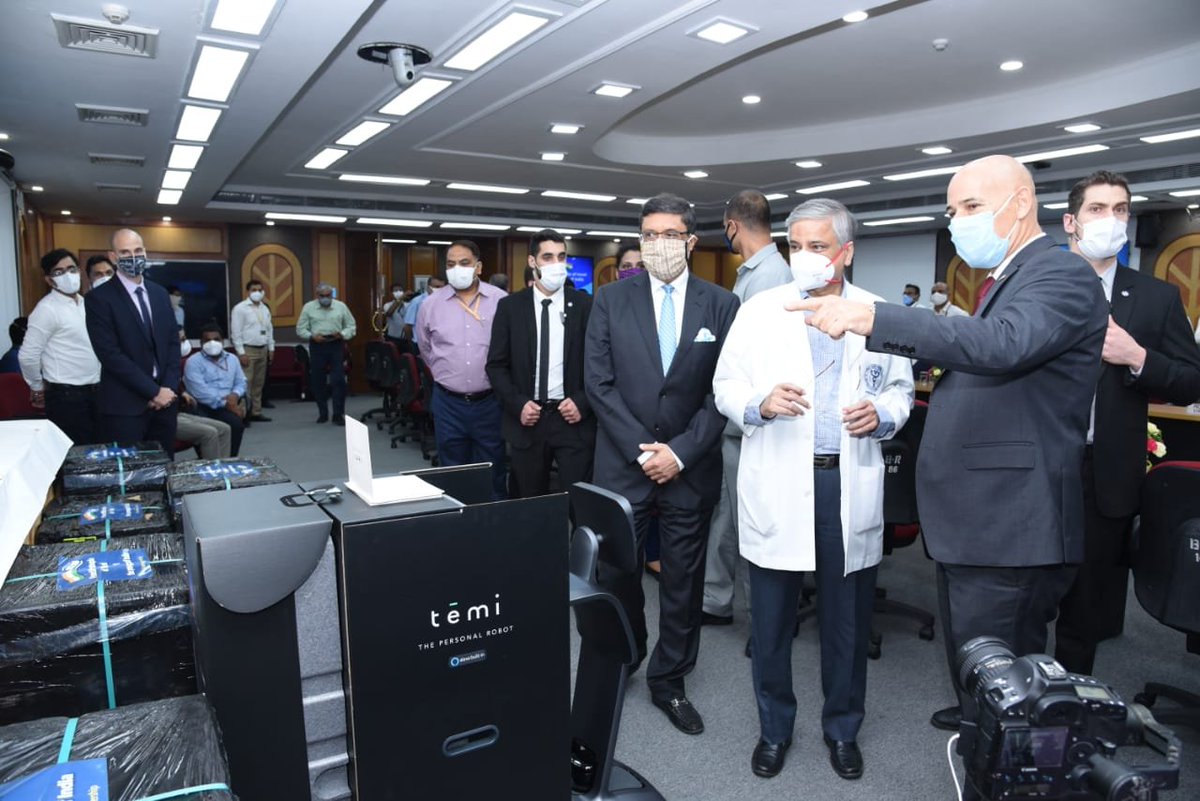 ANI's tweet photo. Embassy of Israel has contributed state-of-the-art artificial intelligence based technologies and high-end equipment to the AIIMS, Delhi as part of Israel-India cooperation to fight ongoing COVID-19 pandemic: All India Institute of Medical Sciences https://t.co/PcKevyfSwv