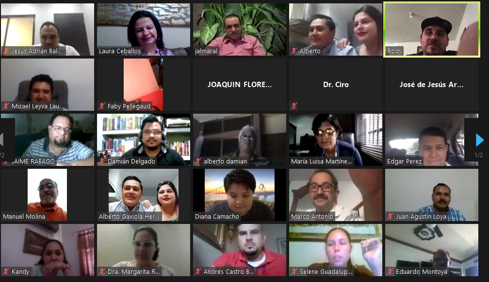 UASfim's tweet photo. Reunión general de personal docente de la Facultad de Ingeniería Mochis por inicio del ciclo escolar 2020-2021.
#QuédateEnCasa #NuevaNormalidad #CuidemosTodosDeTodos #FIMUAS https://t.co/OTFRtz6YOA