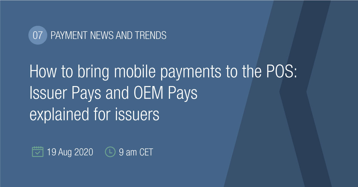 Netcetera_Buzz's tweet photo. We are back with Payment News and Trends after the summer break. Join us on 19 August in the next episode “How to bring mobile payments to the POS: Issuer Pays and OEM Pays explained for issuers”. Register here https://t.co/hNGxM27YLP https://t.co/MPCYKkhxj7