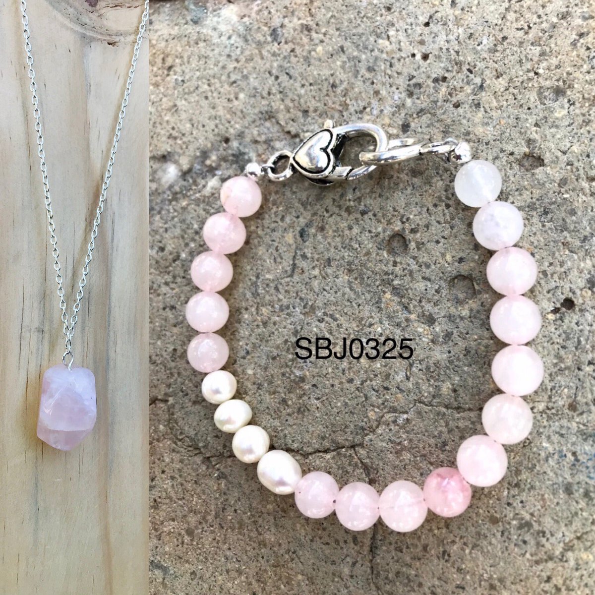 SilverboxJ's tweet photo. A gift of true love gift set for babes. Rise quartz for true love ,self esteem &amp; confidence.Freshwater pearls for loyalty &amp; friendship. #TRUELOVE #love #lovestory #giftforher https://t.co/OTlcIASlUx