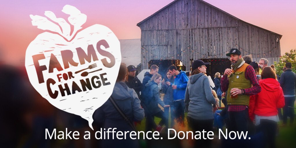 Help us put better food on the table!  Donate today to #FarmsForChange2020 to make a difference for local farms and community food centres alike: gofundme.com/f/farms-for-ch…