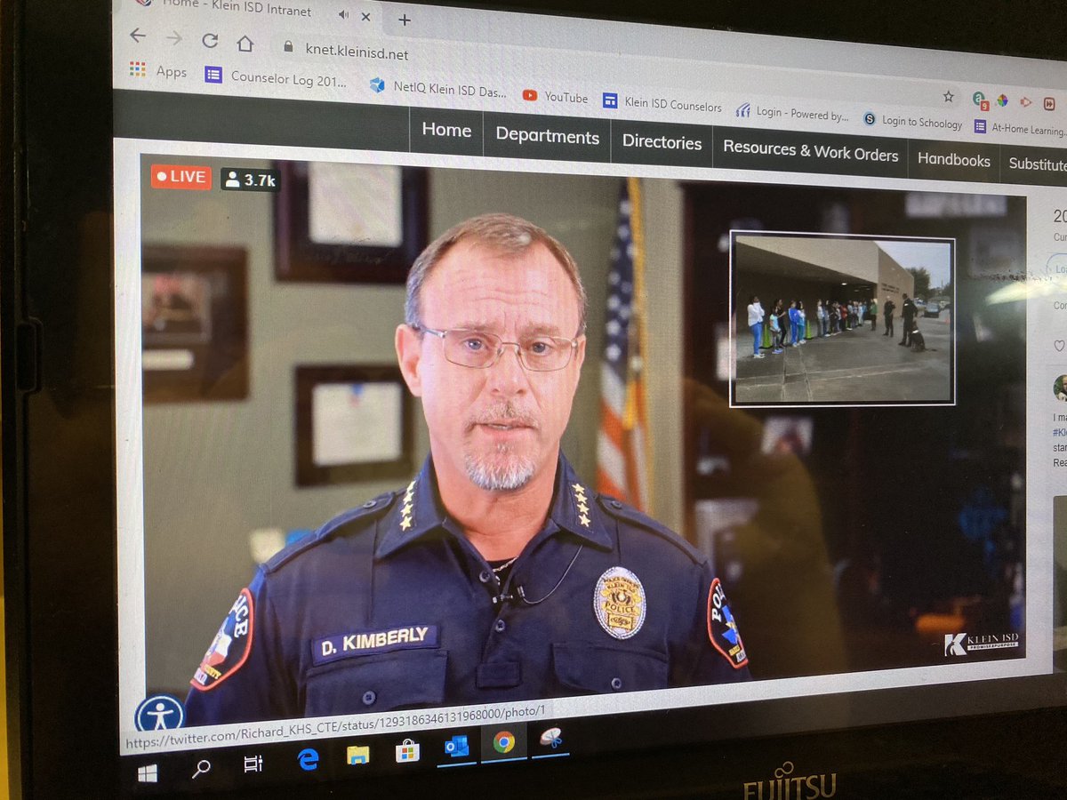 Thank you <a href="/kleinisdpd/">Klein ISD Police</a> for your commitment to serve every student, staff and community member in our great district!  We <a href="/KISD_Counselors/">Klein ISD Counselors</a> are looking forward to partnering with you all more than ever this year! #KleinFamilyKickoff