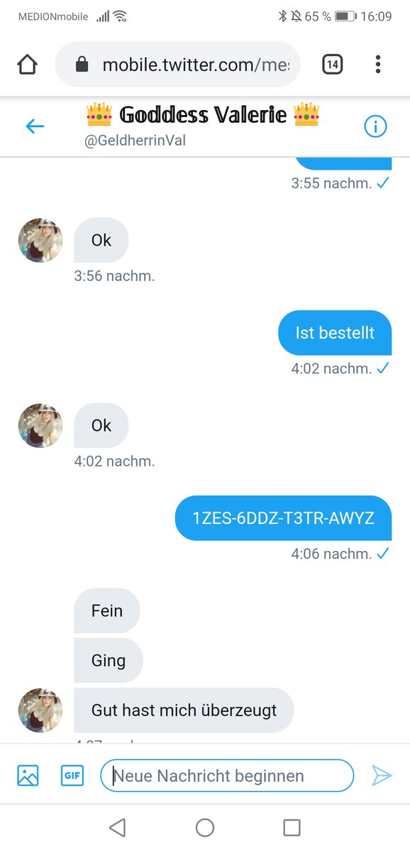 Tim65929829's tweet photo. Als Beweis das ich zahle https://t.co/dPBSamBBjy