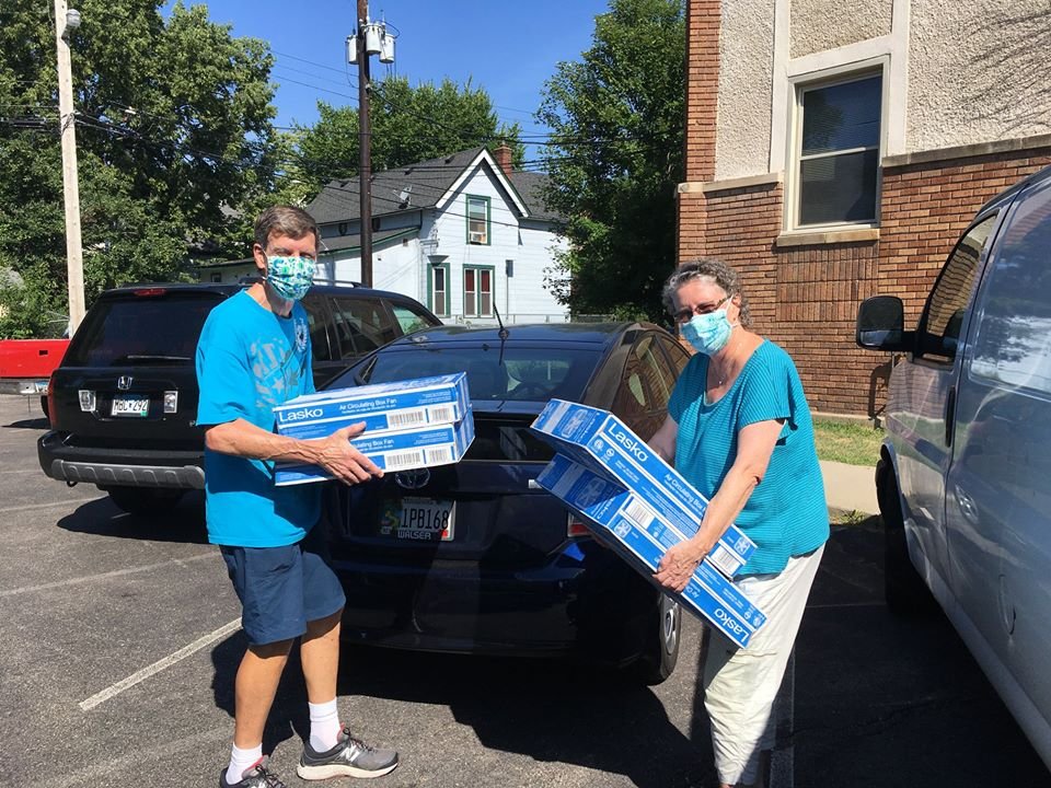 An enormous thank you to the volunteers that spent their Saturday delivering joy and a cool breeze to 51 of our Meals on Wheels seniors!