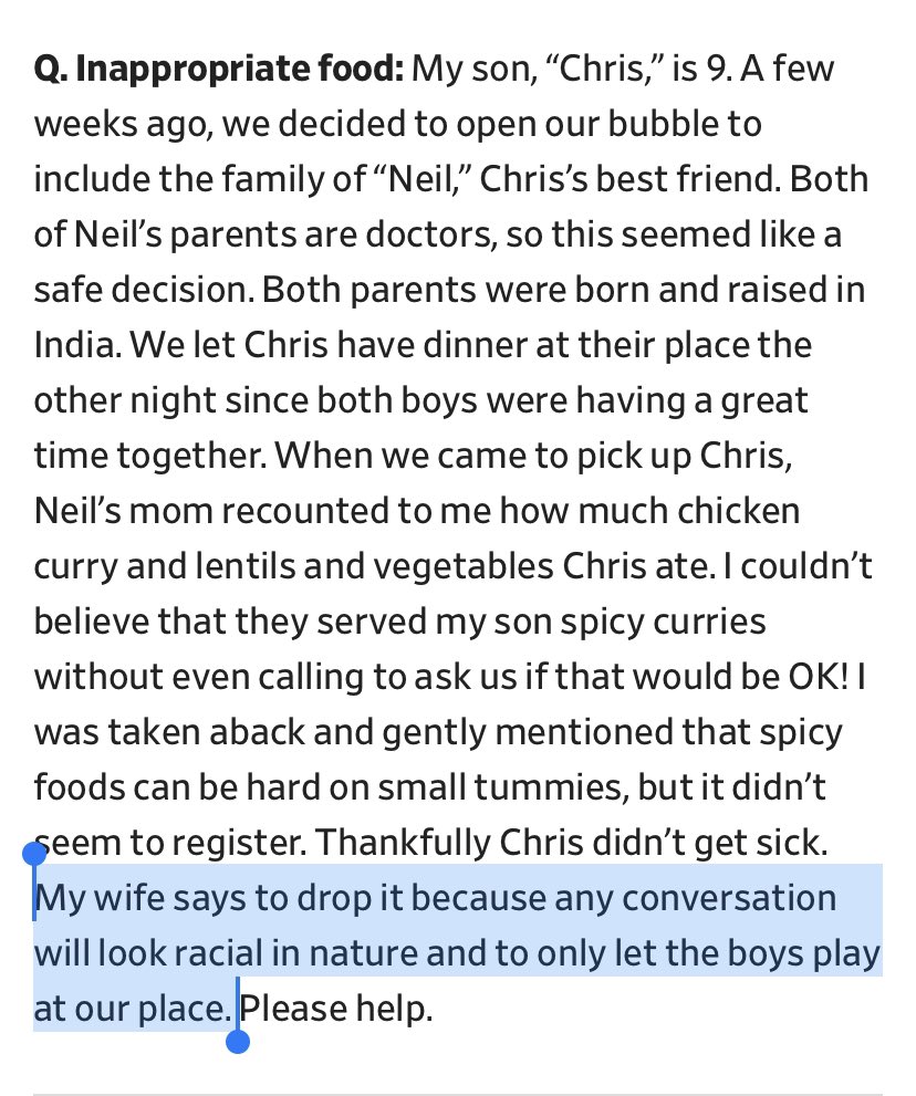 In case you were wondering, both of Chris’s parents are trash, and good luck to them getting Neil’s parents to agree to “only let the boys play at our place” lolololol they really don’t know the culture