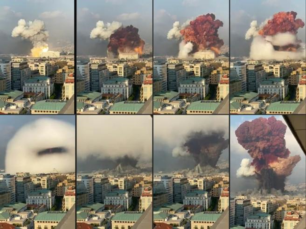 16)Coppe believes the images of the Beirut explosion have left several doubts on the initial official explanation of the blast.