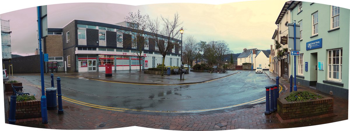 My town, Abergavenny, has made some really significant improvements to its public realm in the last 4 years. Here's St Johns' Square before and after.