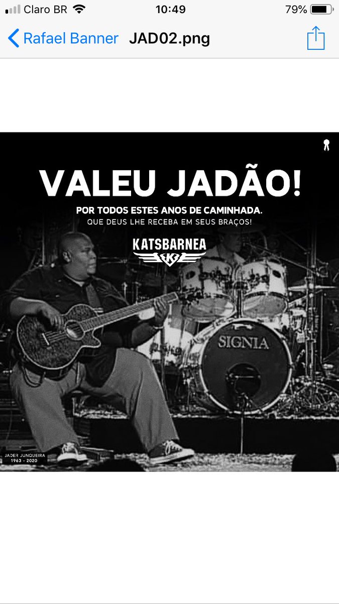 Hoje partiuuuu nosso querido baixista irmão. Vlw amigo obrigado por tudo que fizemos juntos.