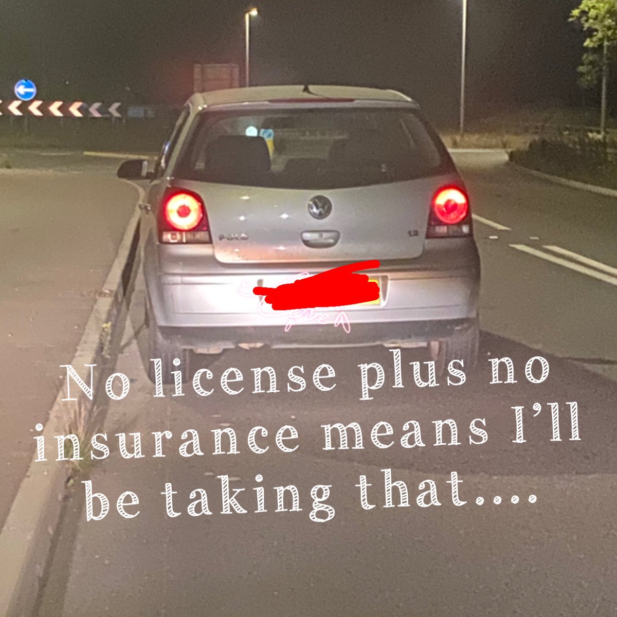 SpcChief's tweet image. Yet again, another one taken off the road..