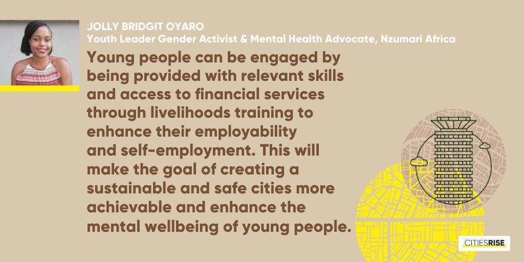 Young people can…
#InternationalYouthDay #citiesRiseTalks #InternationalYouthDay2020 @mydaddys_girl