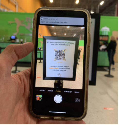 Contactless check in always available.  #thingstodoinct #ctfun #trampolinepark