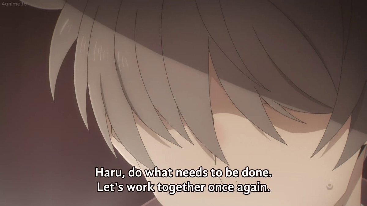 however, it's obviously not that easy. when takei gave him permission to shoot, like what happened from before, of course the fear that he'll hurt someone else again resurfaced. the quick flashback and his sudden change in aura? mood? makes it obvious that even if it+