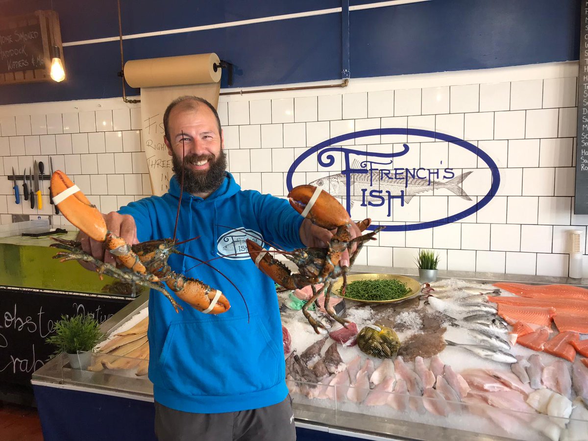 HuwMerriman's tweet photo. Meet Rex, the owner of Battle's finest, freshest fishmongers🐟
#CyclingConstituencyTour
#BigSummerCycle
#Fresh #Flavoursome #Fish https://t.co/nkGweF4Lsp