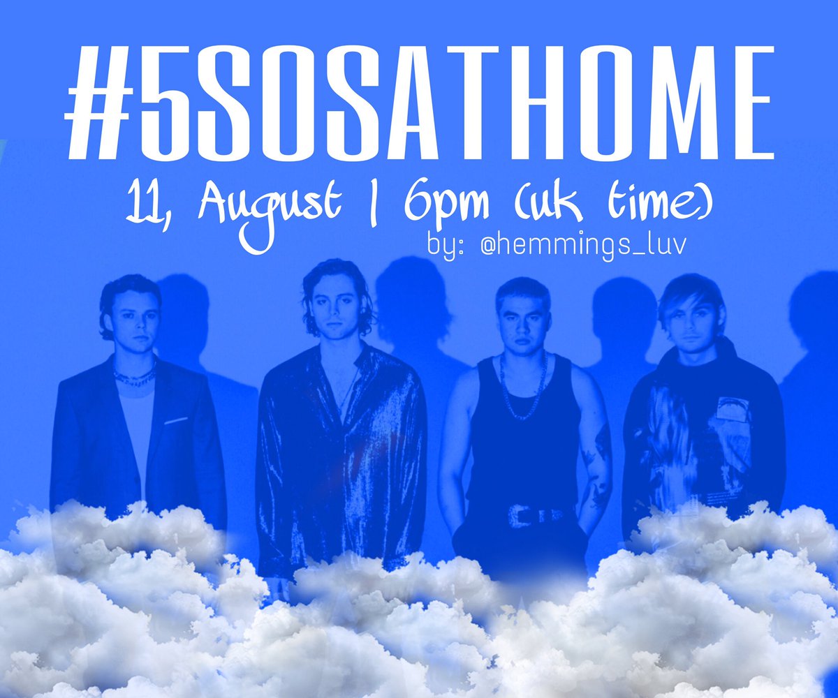 hemmings_luv's tweet photo. #5SOSATHOME Join later today at https://t.co/JOoRE5Dk6R https://t.co/JNKG91Jg56