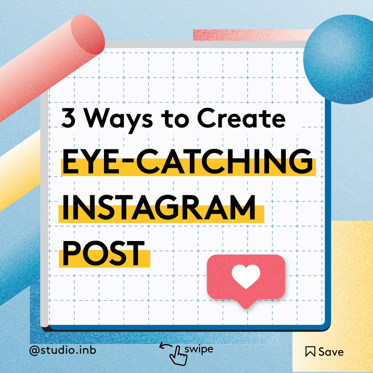 design_inb's tweet photo. Want your posts “pop” out from others?⭐️
There some ways that can make your post grab more attention!
More tips about design and branding?💡
Follow us @studio.inb !
#INBDesign #INBTips  #DesignStrategy #BussinessOfDesign  #EyeCatching https://t.co/cF5NUMt1kn