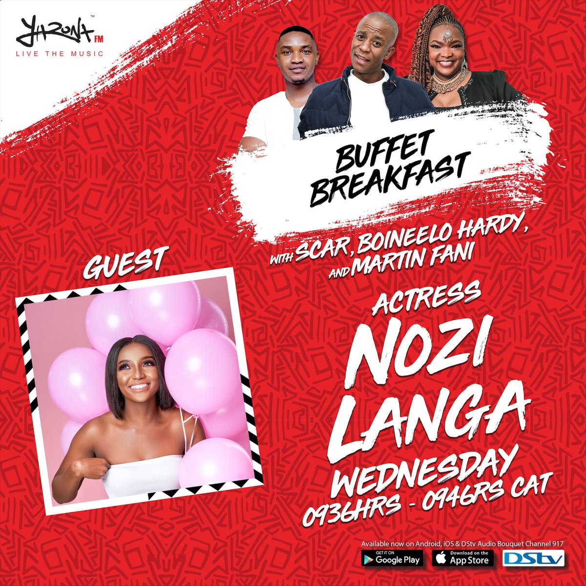 nozi_langa's tweet photo. #Botswana STAND UP!!! 🛫 Will be LIVE on @TheRealYaronaFM w/ @Scar_BW @charismaworld11 #BuffetBreakfast #OpenDiscussion2020 🇿🇦🇧🇼

🌎 - https://t.co/5YcBgZNFiC https://t.co/0vnymz8POO
