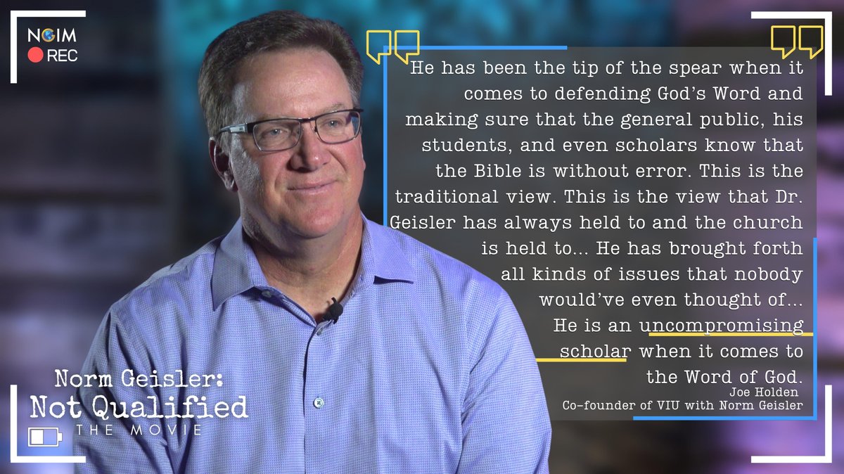 Norm Geisler Int Min tweet media