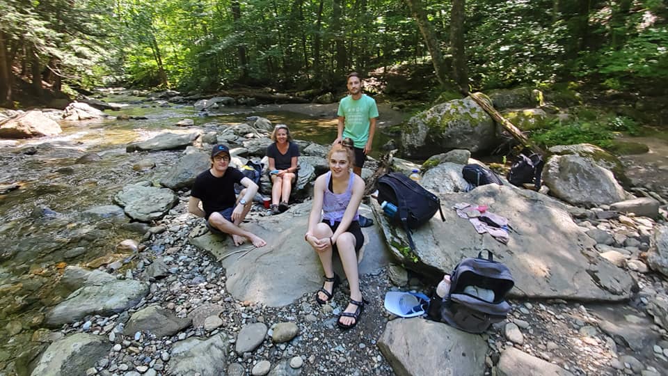 Brandthropology's tweet photo. We had our Annual foundation day hike on Friday last week. This year, up Mills Trail near Smuggler's Notch. It was a beautiful day for it. https://t.co/MXqrF4uSmK