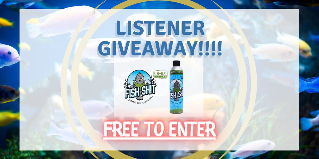 Giveaway time! Only a few more days to enter a big giveaway for 1 of 2 liters of Fish Shit from Fish Head Farms for #homegrown #cannabiscultivation

Enter today!