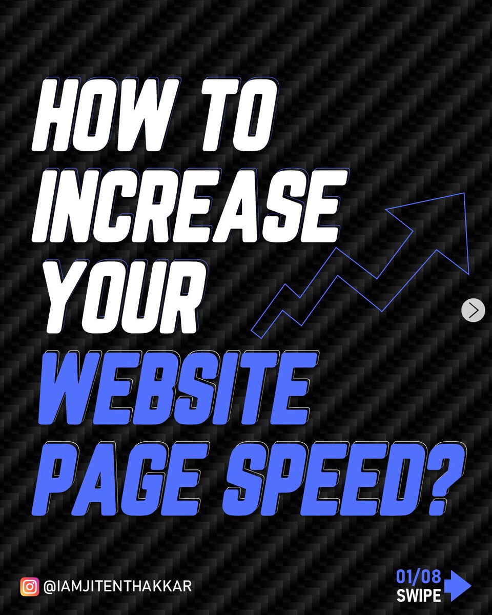 iamJitenThakkar's tweet image. Accelerate your website and maximize your revenue.

Website speed affects your traffic, page views, conversions, sales and your overall reputation.

Want to learn how to increase page load time? Here are 5 easy ways.

#websitespeedtips #boostspeed #pagespeed #loadtime #Sitespeed
