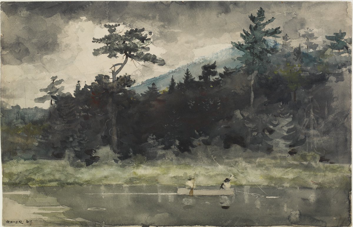 NatAsianArt's tweet photo. A goal of #Mindfulness #Meditation is often to observe our thoughts as they float by, like a boat on river. Notice & let go with us, 12:15 pm EDT: https://t.co/1VSpu17v3m
๐ถ "A Fisherman's Day" by Winslow Homer in our #AmericanArt collection via #OpenFS. https://t.co/9ynnbfrXzK https://t.co/FTTl1qVtMG