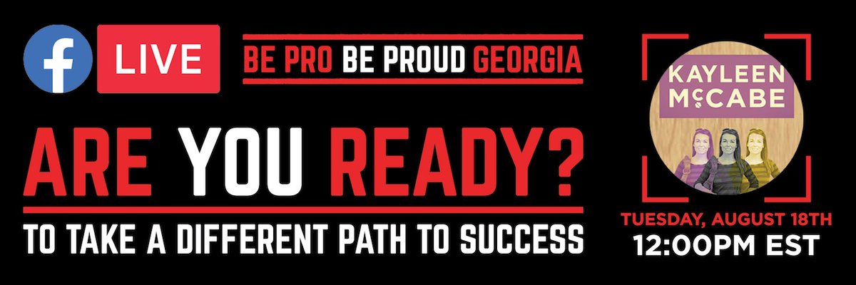 ConstrucReady's tweet photo. Join us when we talk to @BeProBeProudGA on Tuesday August 18th at 12pm ON FACEBOOK LIVE. A new movement to change how you look at the skilled trades. #students #schools #education #construction #beessential #craftprofessional @GeorgiaCTAE @georgiadeptofed @CherokeeSchools https://t.co/RejM8vqx28