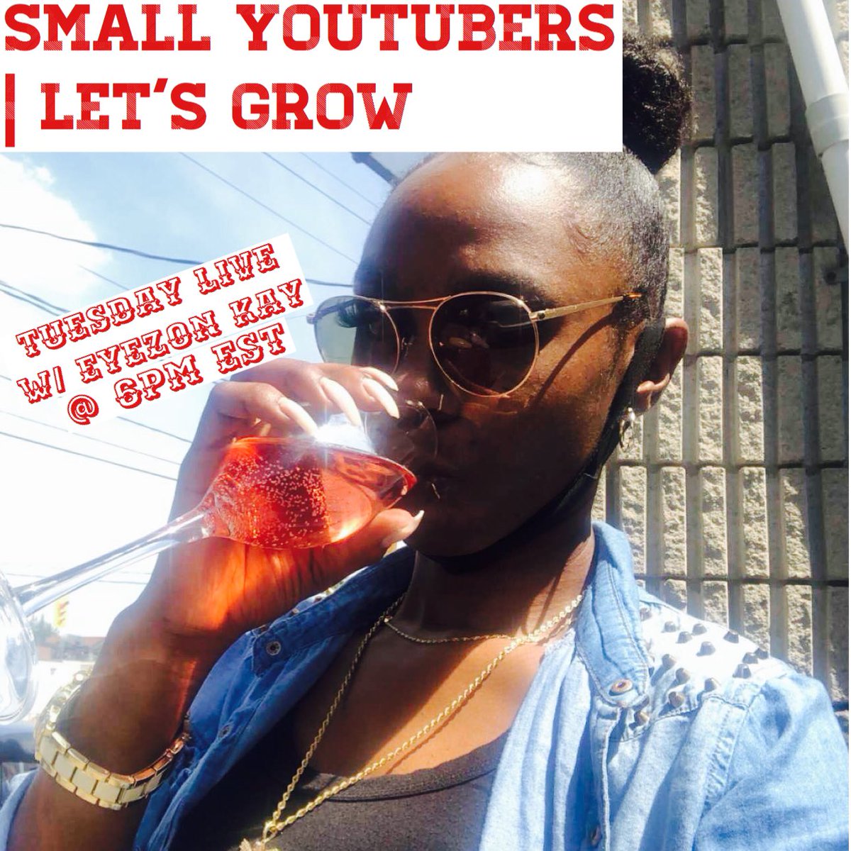 KarmelitaKay's tweet photo. Are you interested in growing your #smallYouTubecommunity but have been lost or stuck? Come hang out while we play games and do promotions! LET’S GO, LET’S #GROW! Wake up seeing your numbers stick, content views rise and have genuine comments! JOIN US #LIVE ON YOUTUBE @ 6pm est https://t.co/vmrcpaVAK2