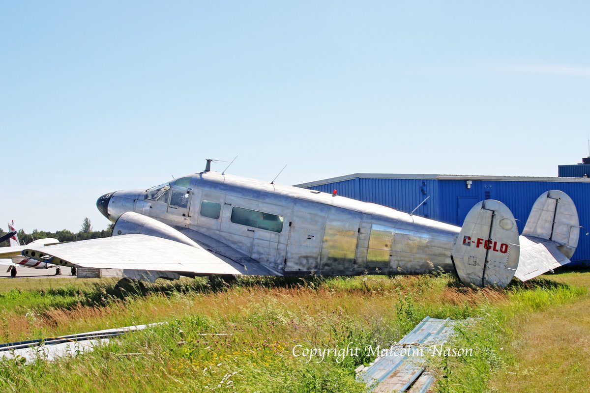 Some #Beech18 types in Canada June 2018. CF-ZNH at St.Mathias,CF-ZWY preserved at St.Hubert, CF-ZYH\2302 at Markham & C-FCLO at Oshawa. #aviation #avgeeks #Beech18 #C45 #HistoricAircraft #Twinprop