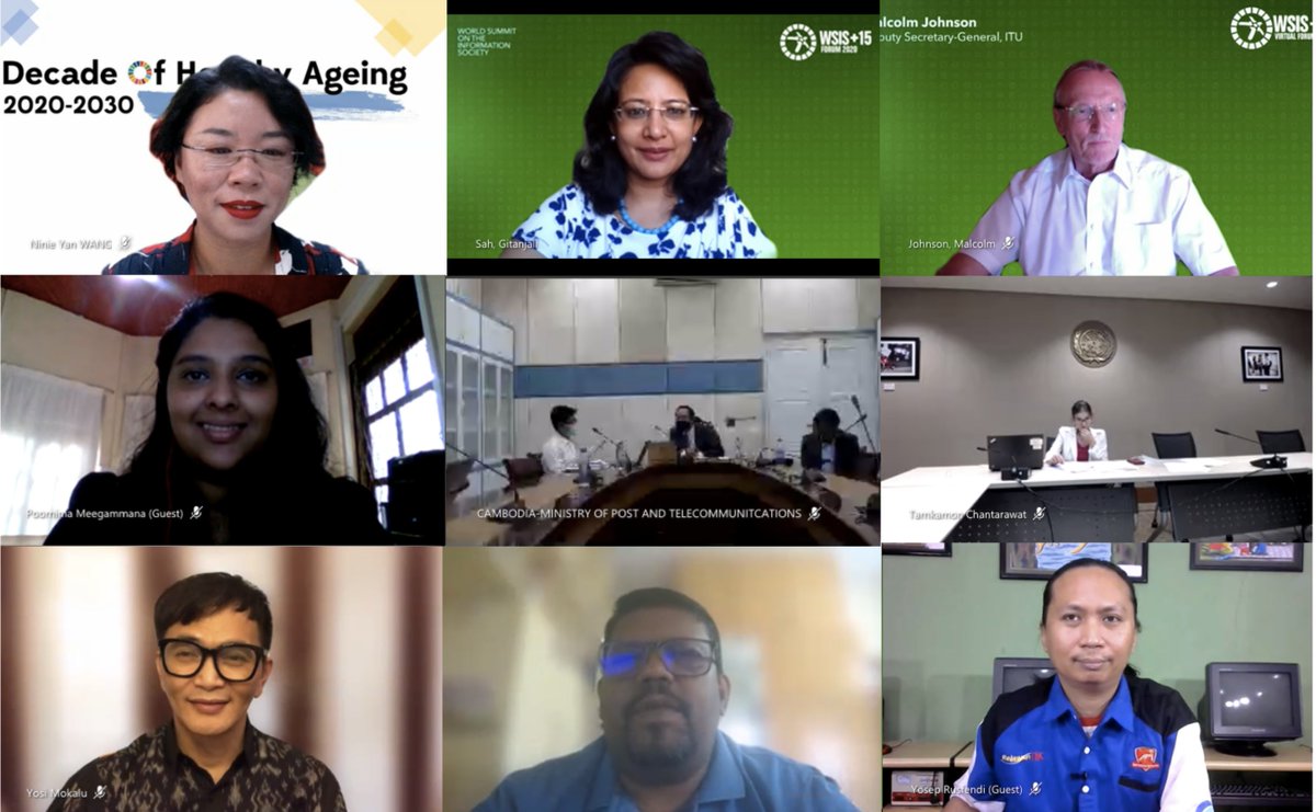 Some images from today’s session on WSIS Regional Review for Asia &amp; the Pacific- ITU/UNESCAP.
For more Information, reports and documentations of earlier AP-IS Steering Committee sessions can be accessed here (unescap.org/our-work/ict-d…). 
<a href="/ITU/">Int’l Telecommunication Union</a> @ITU_DSG <a href="/gitanjalisah/">Gitanjalisah</a> <a href="/UNESCO/">UNESCO 🏛️ #Education #Sciences #Culture 🇺🇳</a> <a href="/UNCTAD/">UN Trade and Development</a>