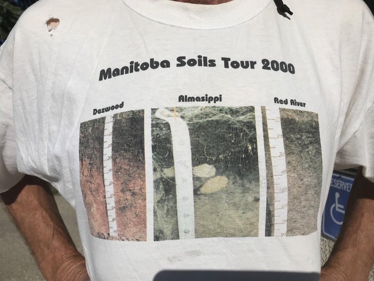 The last Soil Safari for the Red River, Almasippi and Dezwood soils was 20 yrs ago. Wear your 2000 tour t-shirt tomorrow on the hunt. Sign up at mbsoils.ca