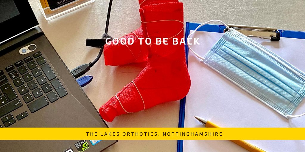 Had a lovely first day back in clinic since, wait for it... 22nd March!
Great to see some familiar faces and fantastic to be back being an Orthotist again!☺️
