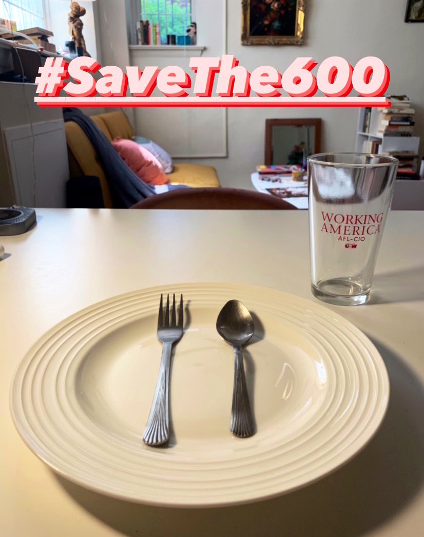 For millions of families, enhanced UI benefits have meant the difference between putting food on the table and going hungry. Taking #FastAction today with thousands of other union members and demanding UI extension now.

☎️ Call 866-832-1560 to tell the Senate to #Savethe600