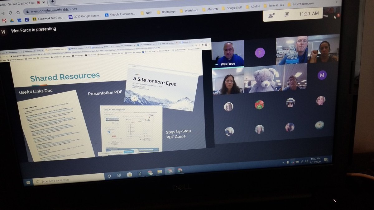amollica's tweet image. A #GoogleSite for Sore Eyes with @forcedesign ... #learningSummit great #googlepd  @GoValdostaCats