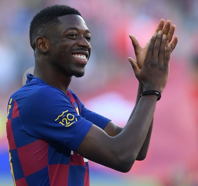 Dar24News's tweet photo. #FUNUNU: Klabu ya Manchester United imejipanga kumvuta Old Trafford kiungo Mshambuliaji wa Barcelona, Ousmane Dembele endapo usajili wa Jadon Sancho kutoka Borussia Dortmund ya Ujerumani utashindikana.
Chanzo: ESPN https://t.co/BDCTBIB3Fi
