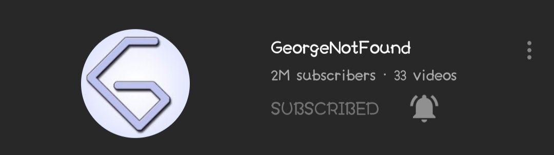 After <a href="/DreamWasTaken/">dream</a> hit 7 mill, now <a href="/GeorgeNotFound/">George</a> hit 2 MILL!!!
So proud of you two!! You two really deserve it 🥺🥺
LOVE YOU GUYS SO MUCHH!!! ❤❤
#GEORGE2MIL #dream7million