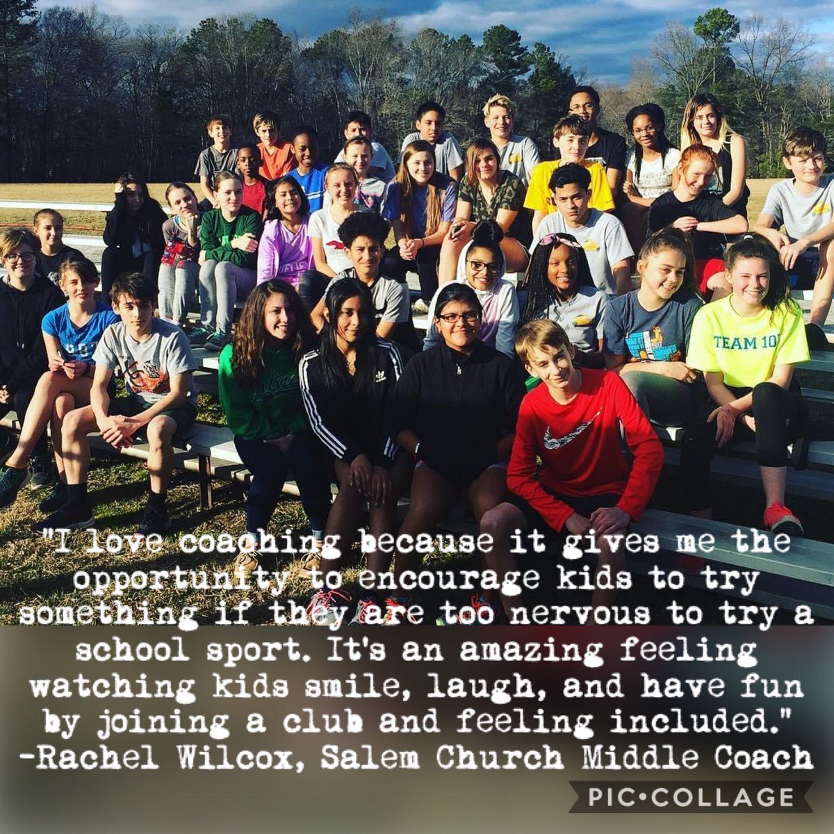 We couldn’t have said it better than Coach Rachel Wilcox! Thank you for all that you’ve done to get the kids of @ccpsinfo Salem Church Middle moving over the years! #TestimonyTuesday #KidsRunRVA #LetsGoRVA