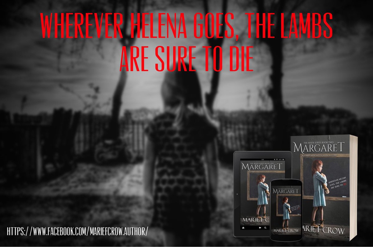 #teasertuesday #comingsoon #preorder
✮☆ Margaret (The Risen Series Book 2) ☆✮
By @MarieFCrow 
Pre-order now: amzn.to/2DiTnGO

Wherever Helena goes, the lambs are sure to die. 

#Margaret #TheRisenSeries #MarieFCrow #Horror #SciFi #KindleUnlimited #zombie #apocalypse