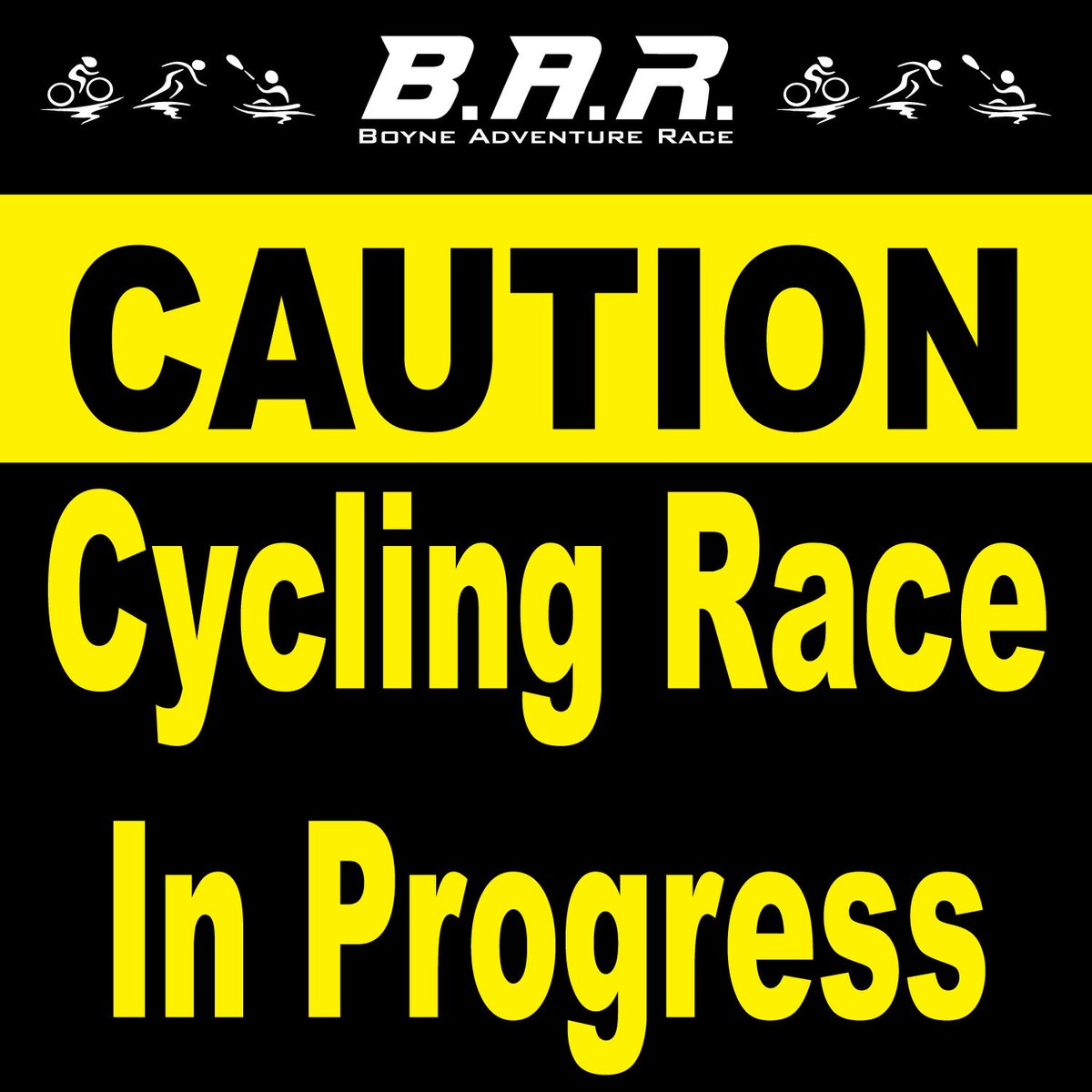 You will see these signs on the Summerhill &amp; Longwood roads on the morning of August 22nd. 

Thank you for driving with caution. 

#BoyneAdventureRace