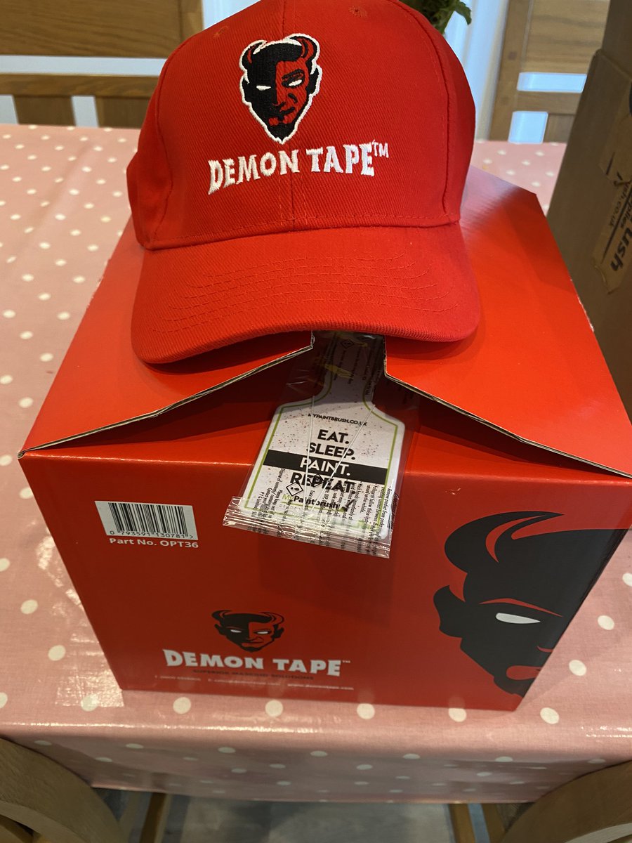 Thanks Andy &amp; Meg <a href="/MyPaintbrushUK/">MyPaintbrush</a> for the <a href="/DemonTapeLTD/">Demon Tape™️</a>