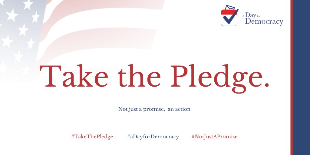 aDayForDemocrcy's tweet image. #aDayforDemocracy is asking CEOs from across the U.S. to #pledge that they will help their employees register to #vote and participate in elections. With our partner, @TurboVote, employees can exercise their right to vote on their own terms. #TakethePledge #NotJustaPromise