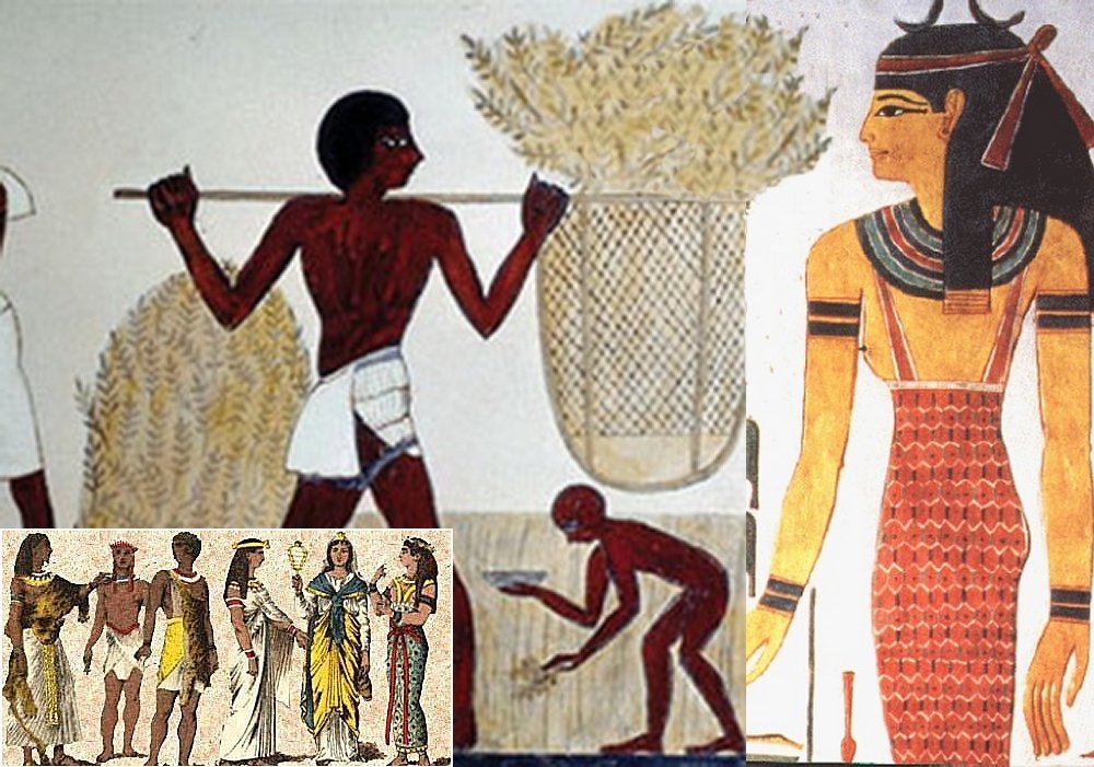  #EgyptThe ancient Egyptians were Caucasians. 3400 to 1800BC Egypt excelled in architecture, mathematics and science. As they moved south along the Nile, the Egyptians met with black Africans (Nubians) whom they brought as slaves. 41/