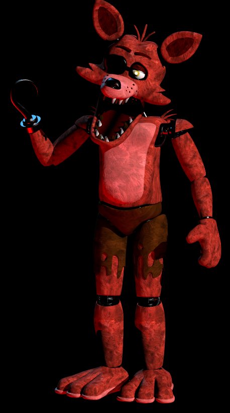 Thudner on X: Fnaf pack update: Added fixed foxy and the fnaf 3 props,  also fixed the foxy plushies eye textures  / X