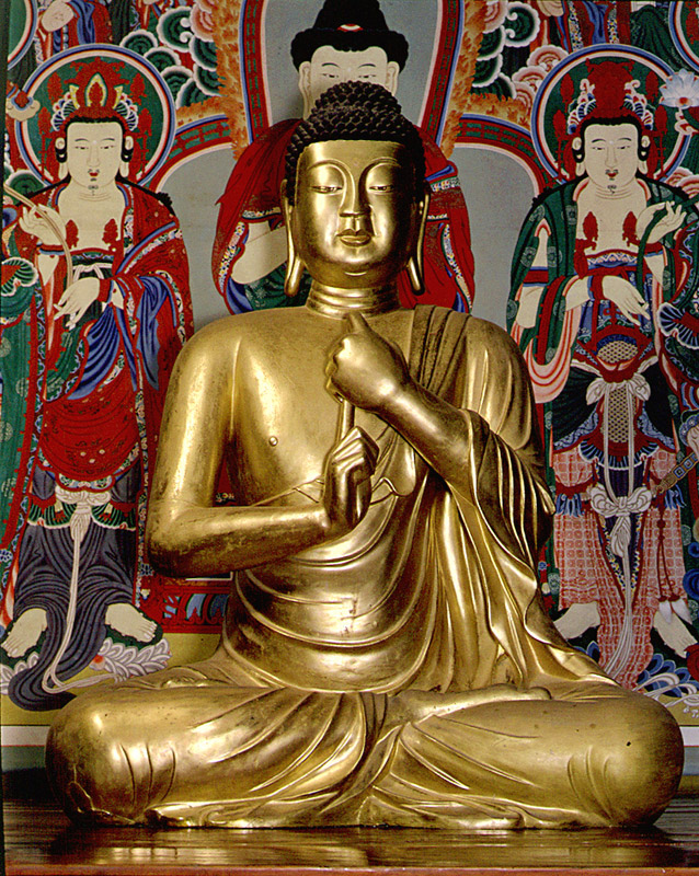 There's no shortage of choices. Korean buddhist sculpture alone is quite rich. The Seokguram is the highest-ranked sculpture on the National Treasure list, after which you get the three gilt-bronze buddhas, all Silla pieces, starting with the seated Vairocana and Amitabha.