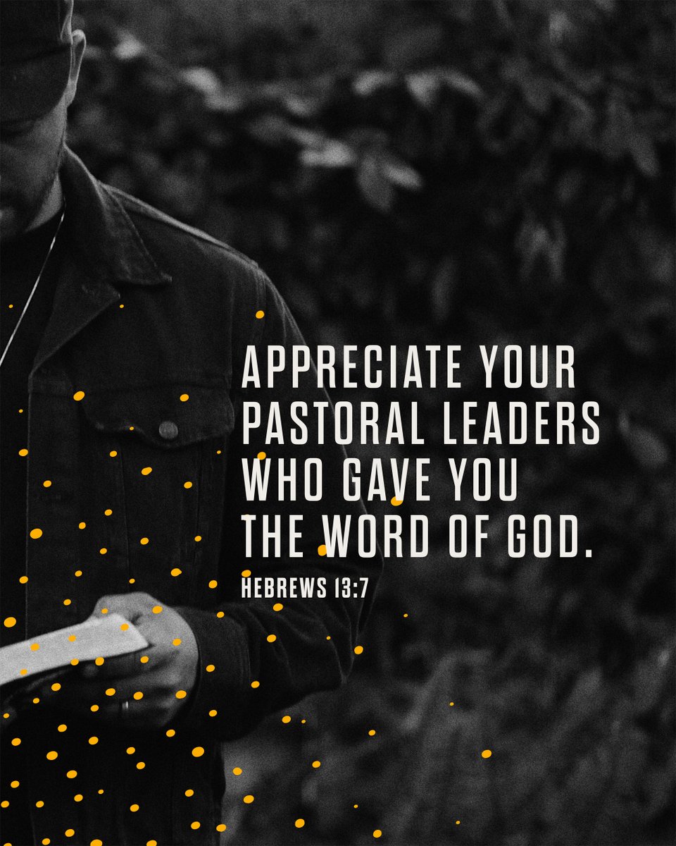 Where do you think honor comes into play in the church?
Remember your leaders who taught you the word of God. Think of all the good that has come from their lives, and follow the example of their faith.