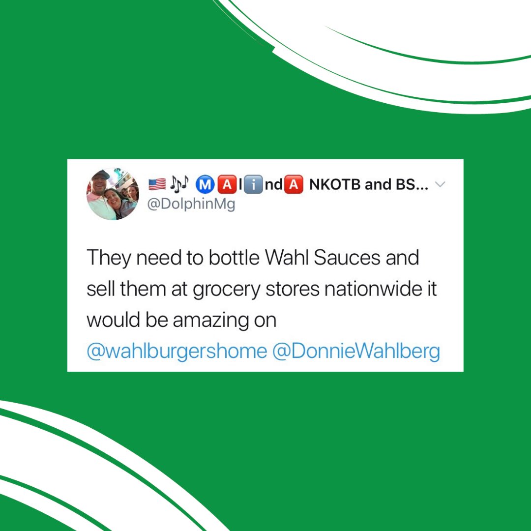 Wahlburgers's tweet photo. Big news!! If one thing is for certain, it’s that our Wahl Family LOVES Chef Paul’s special Wahl Sauce. Now available in select cities, you can buy our Wahl Sauce in your grocery store! 😍 Tag which grocery store you want to see Wahl Sauce on the shelves in below 👇🏼 #WahlSauce https://t.co/tbm6gjkt0a