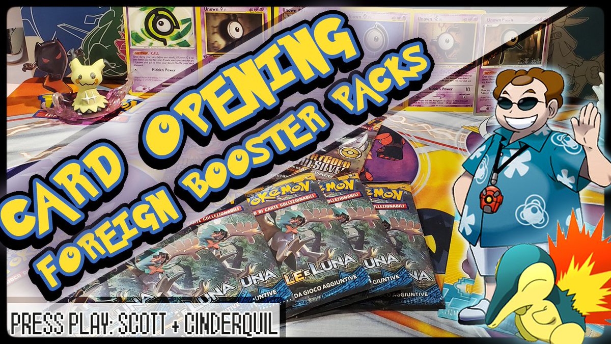 scottcinderquil's tweet photo. 🚨 New Video 🚨 Chines Pokemon cards? Spanish Pokémon cards? Italian Pokemon cards? Seems like this is going to be a fun video! https://t.co/XAZkm2CxiV #pokemon #pokemoncard #pokemoncardopening #youtube #chinese #spanish #italian #foreignpokemon #pokemoninternational #nintendo https://t.co/lOWsymwBay