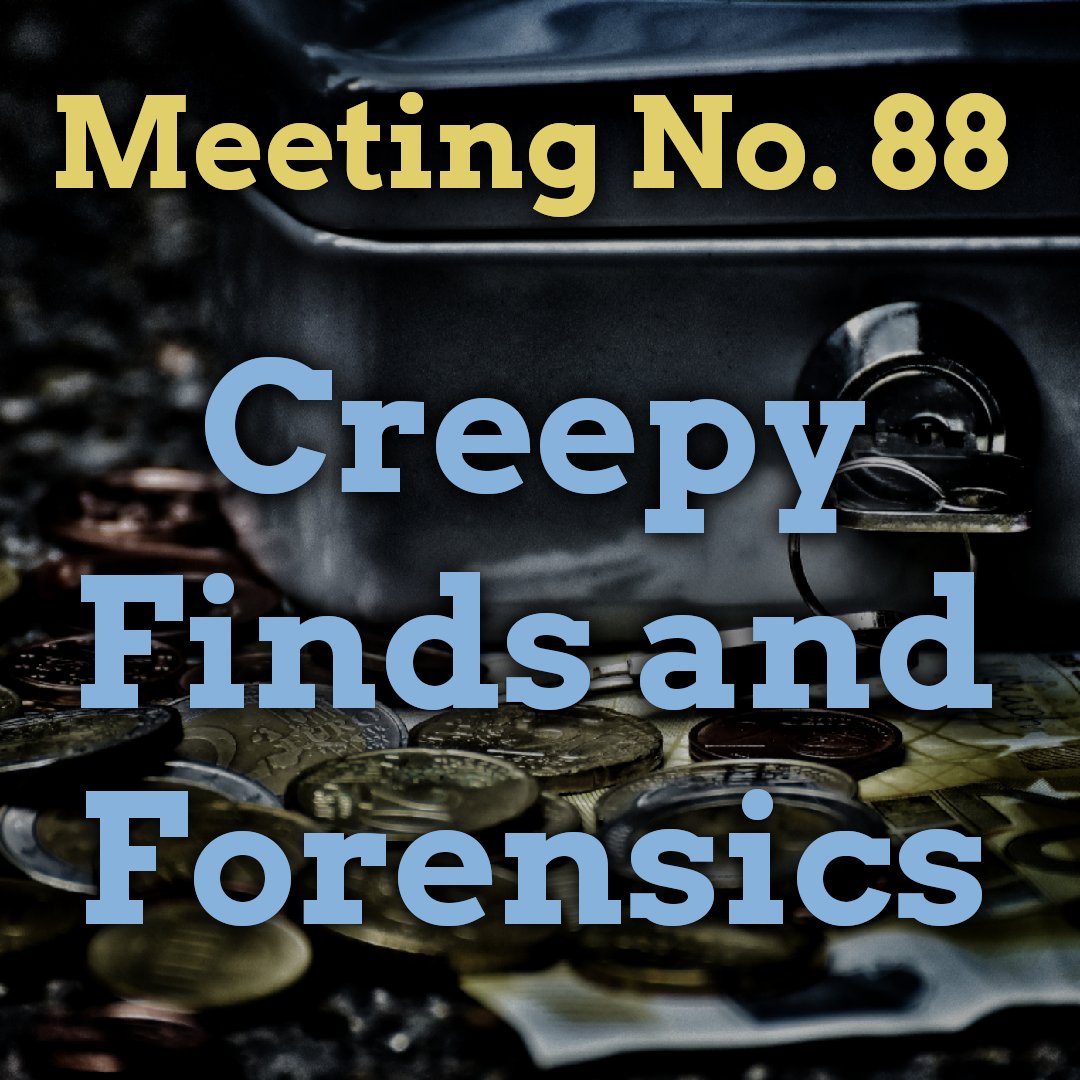 CreepyClubPod's tweet photo. Heidi tells us stories about stuff found in peoples’ houses. Some are heartwarming, some are creepy, some are crimey, and some are just downright disturbing. We also dip into interesting ways that forensics have solved crimes. #podcast #truecrime #truecrimepodcast https://t.co/c3uLfW6se7