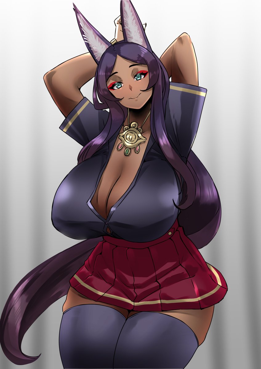 #FGO #ミドラーシュのキャスター
グリザイユで着色しました。
シッポ忘れた。 