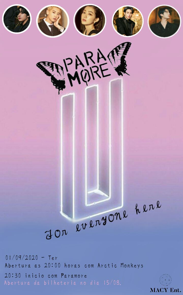 MACYEnt_'s tweet photo. PARAMORE ESTÁ VINDO COM SEU PRIMEIRO SHOW! Fiquem atentos em @PARAMORERPBR, dia 15/08 será aberta a bilheteria. Não perca a oportunidade e garanta já seu lugar nesse show incrível! https://t.co/1XYnNA9ziJ